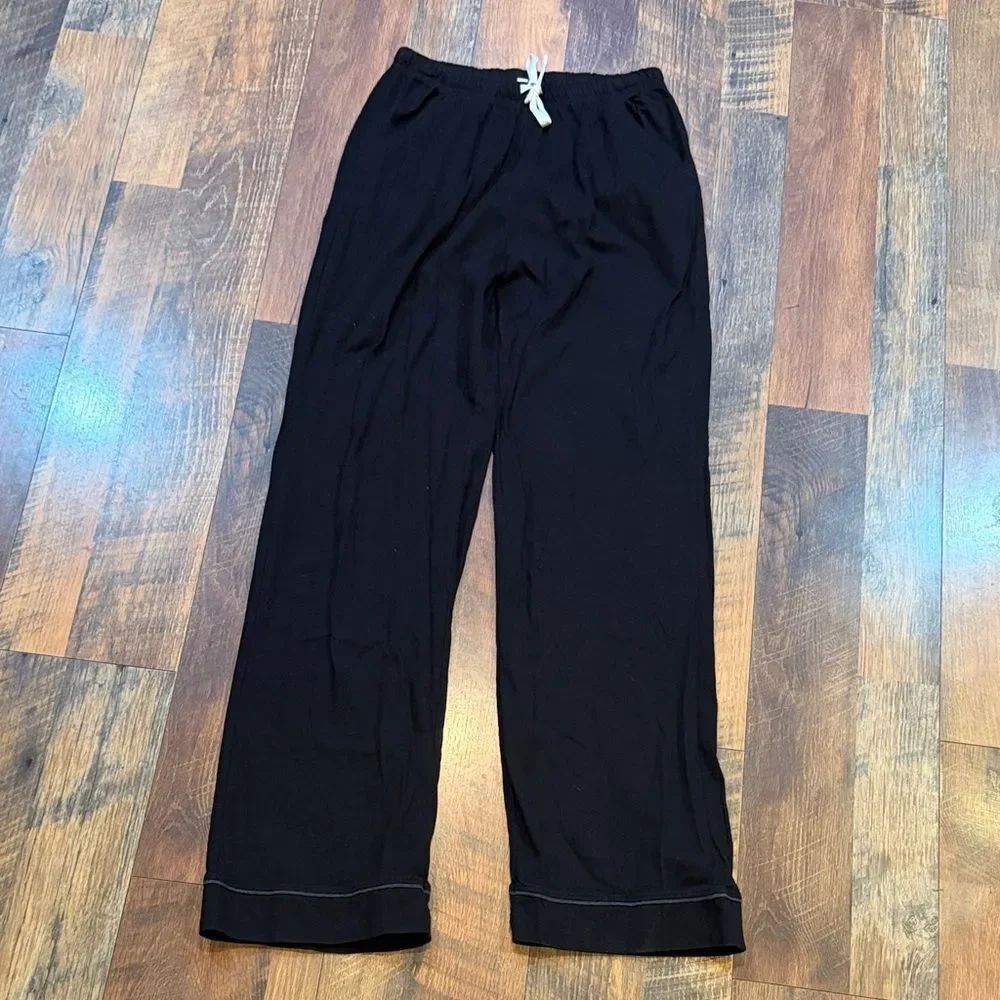 Pact Men's Black Drawstring Lounge Joggers XS (3200)